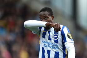 ON TRACK - Graham Potter hopes to have Enock Mwepu back fit and available for Leeds United's visit to the Amex on Saturday. Pic: Getty
