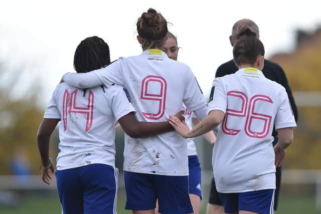 Leeds United Women claimed a 4-0 victory over Hartlepool in the first round proper of the FA Cup. Pic: Leeds United Football Club.