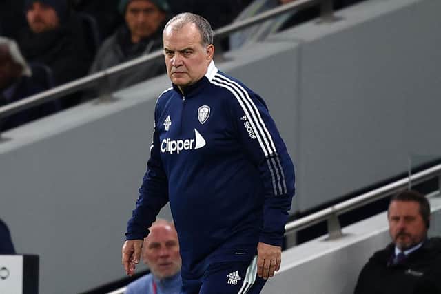 FIGHTING TALK - Marcelo Bielsa says he's fighting to avoid Leeds United dropping into the bottom three in the Premier League. Pic: Getty