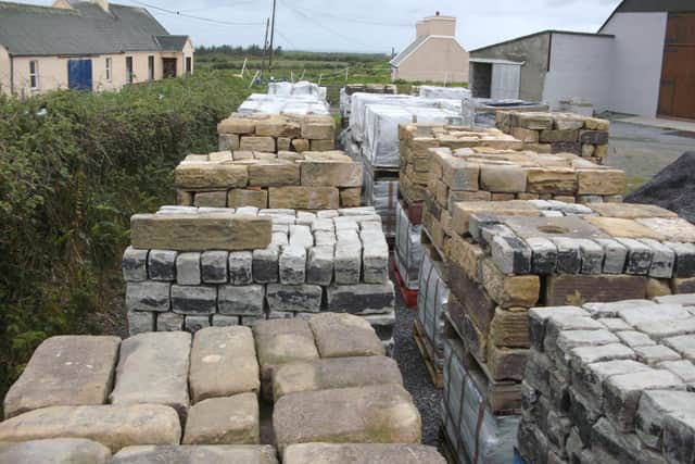 There are thousands of 17th-century bricks and other materials included in the sale