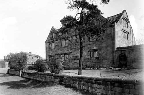 One of the last surviving photographs of Alwoodley Hall