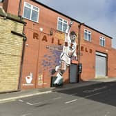 Gary Speed's Leeds United mural based in Bramley. Pic: Steve Riding