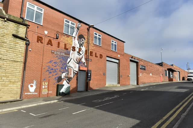 Gary Speed's Leeds United mural based in Bramley. Pic: Steve Riding