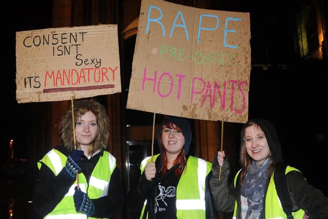 Tomorrow night will be Reclaim The Night Leeds' 44th annual march having first marched back in 1977. Picture: Andrew Roe.