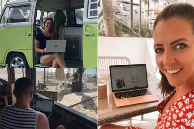 Amy Crumpton, Social Cactus Coaching and some of her workforce across the world