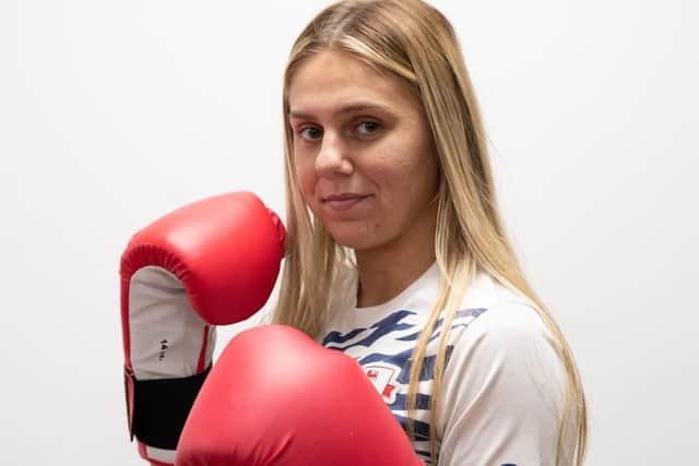 Boxer and student athlete at Leeds City College, Abby Briggs.