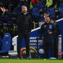 HAPPY MAN - Graham Potter was delighted with the performance, if not the finishing, in Brighton's 0-0 draw with Leeds United. Pic: Getty