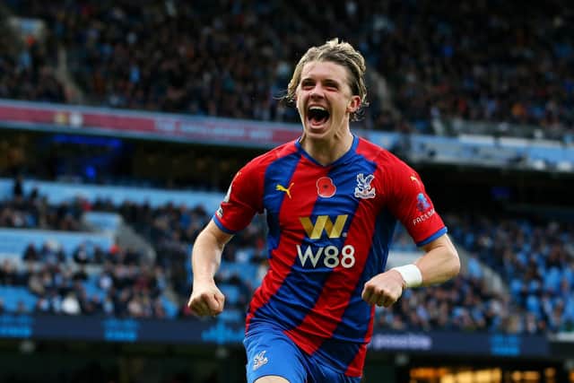 LEEDS-BOUND: Conor Gallagher, but with Crystal Palace. Photo by Alex Livesey/Getty Images.