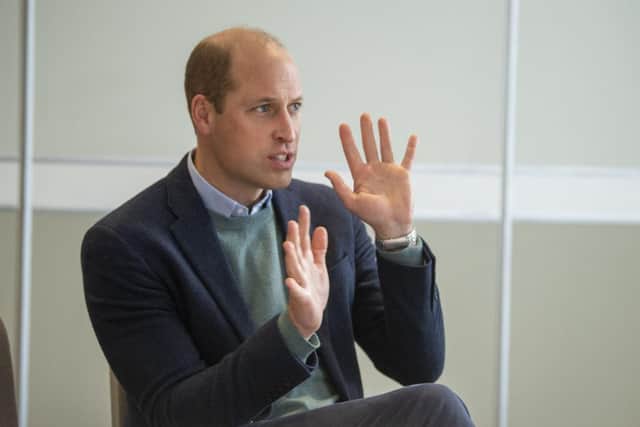 The Duke of Cambridge visited a Leeds hotel being used to accommodate refugees evacuated from Afghanistan. Picture: Tony Johnson.