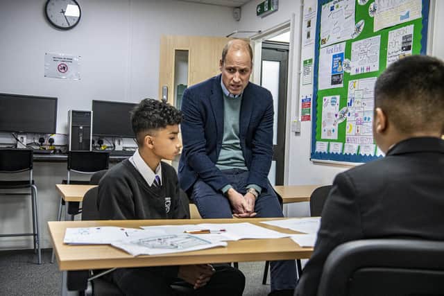During his visit to CATCH, the Duke of Cambridge met young people on the Restore programme which aims to help them back into mainstream education.