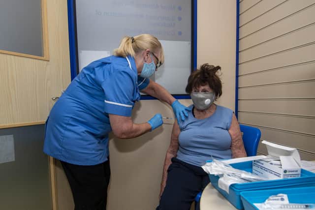 Vaccine booster jabs are now being rolled out across the UK to offer protection to the most vulnerable during the winter months. Photo: Tony Johnson