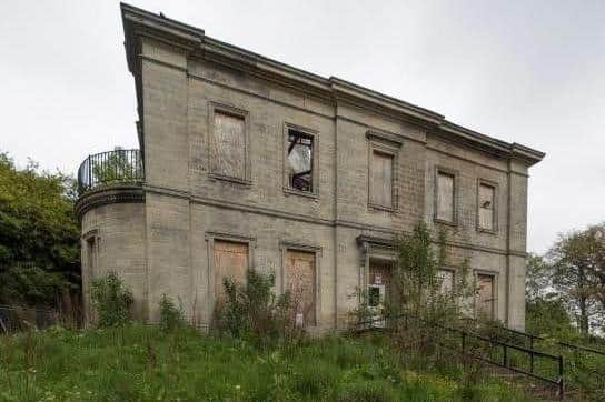 Cliff House, in 2017, after an arson attack.