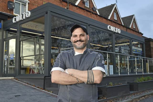 Nunzio Lirosa, 41, is the head chef at Culto, an Italian restaurant in the heart of Meanwood, Leeds (Photo: Steve Riding)
