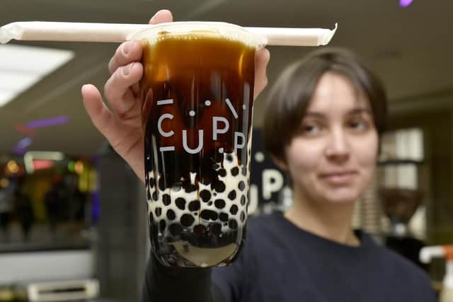 Bubble tea traditionally consists of tea, milk and chewy tapioca pearls that you slurp through an oversized straw (Photo: Steve Riding)