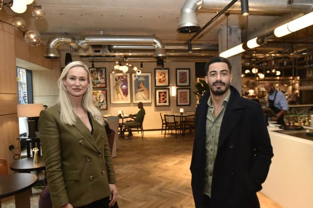 Pictured is Ellen Pryce and Dale Wynter the co-directors of The Collective. Photo: Steve Riding.