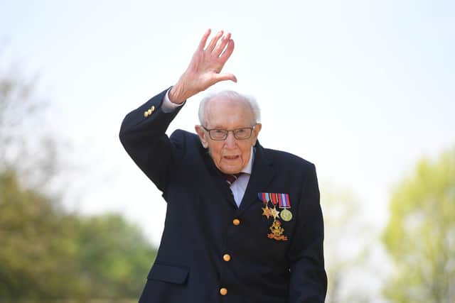 Captain Sir Tom Moore. PIC: Joe Giddens/PA