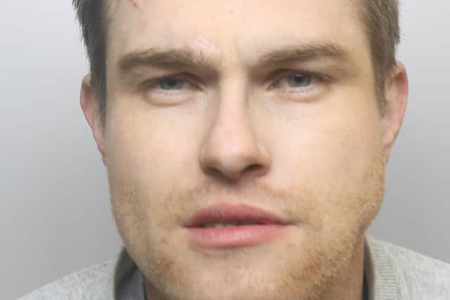 Daniel Barker was jailed for 20 months at Leeds Crown Court for possession of heroin and crack cocaine with intent to supply.