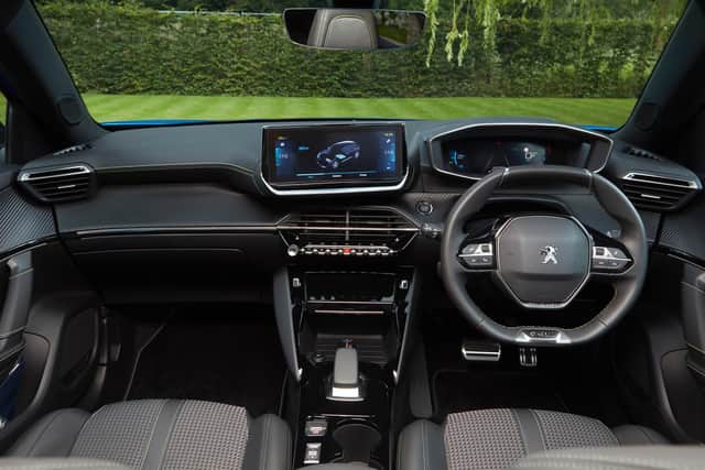 Smart interior of the Peugeot 2008