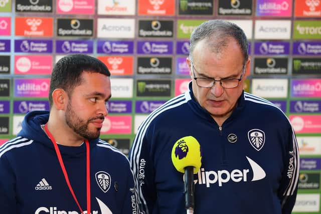 PRESS CALL - Marcelo Bielsa will speak with the media on Friday morning ahead of Leeds United's game against Brentford. Pic: Getty