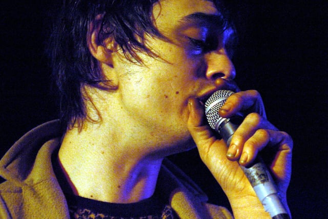 Pete Doherty of the Babyshambles in Blackpool, 2004. Were you there?