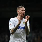 Leeds United defender Pontus Jansson applauds after the Whites' 1-1 draw with Brentford in October 2018. Pic: George Wood