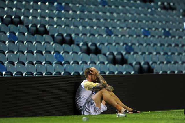 Pontus Jansson reflects on Leeds United's play-off semi-final defeat to Derby County at Elland Road. Pic: Tony Johnson
