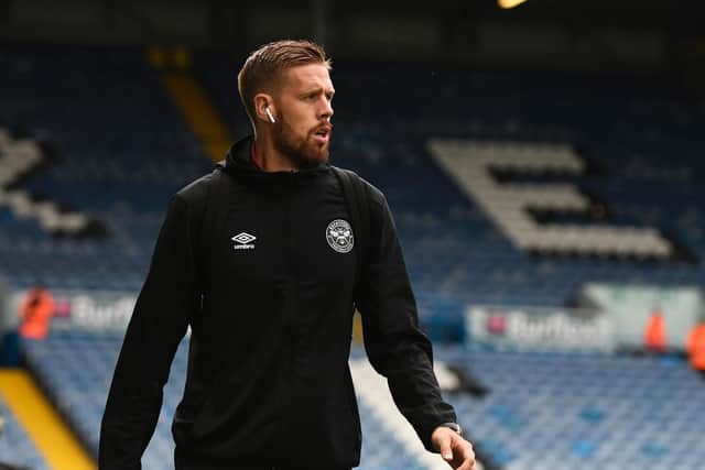 Pontus Jansson arrives at Elland Road as a Brentford player. Pic: Getty