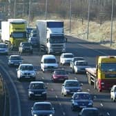 Highways England has confirmed that two of three lanes are closed on the motorway between Junction 22 Rishworth Moor and Junction 23 Huddersfield. Photo: Stock