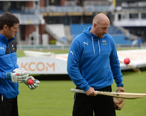 Martyn Moxon and Andrew Gale are out at Yorkshire (Picture: Bruce Rollinson)