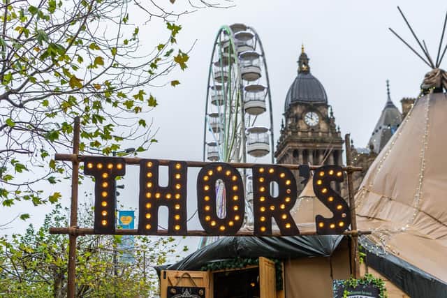 Thor's Tipi has returned to Victoria Gardens in Leeds city centre. Picture: James Hardisty