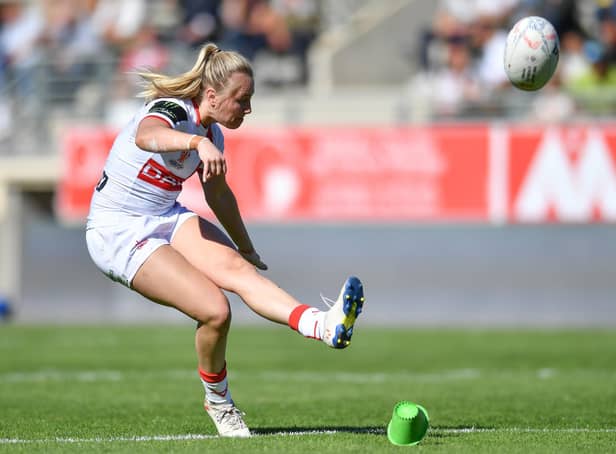 England and former Castleford Tigers goalkicking full-back Tara Stanley has joined York City Knights. Picture: Will Palmer/SWpix.com.