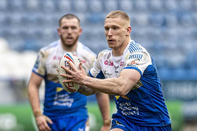 Rapid rise: Leeds Rhinos and England’s Poland-born forward Mikolaj Oledzki has made rapid progess in his career so far. Picture Tony Johnson