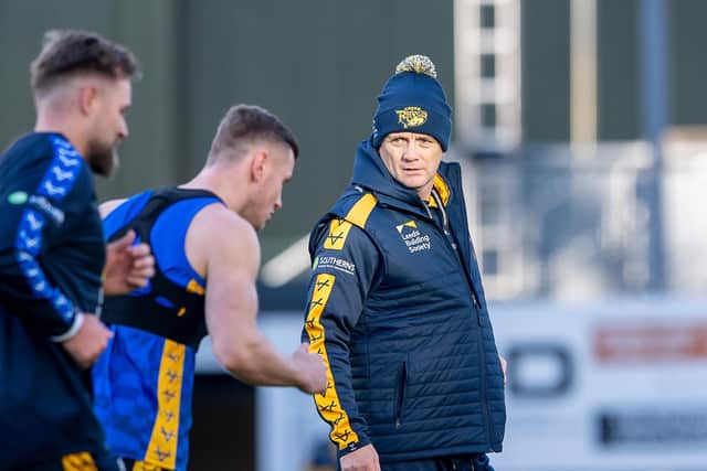 Deserved: Leeds Rhinos coach Richard Agar had no qualms offering Mikolaj Oledski a new deal. Picture by Allan McKenzie/SWpix.com