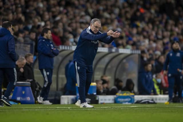 Leeds United head coach Marcelo Bielsa. Pic: Tony Johnson