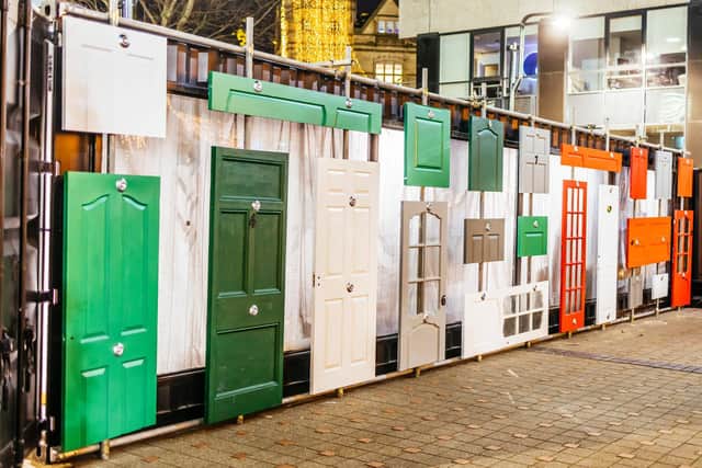 'My Christmas Home' is a city centre art installation on Bond Court.