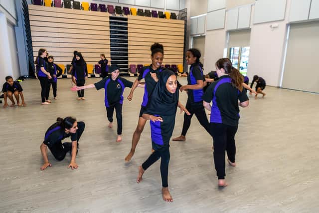 Dance is a strong feature in the new curriculum at Trinity Academy Leeds.