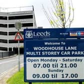 Leeds City Council saw a decrease of almost two thirds in its income from parking charges. Pictured: Woodhouse Lane Multi Story Car Park.