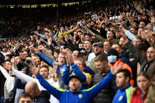 NEW RULES: That will apply to Leeds United games, home and away, in the country's battle against coronavirus. Photo by OLI SCARFF/AFP via Getty Images.