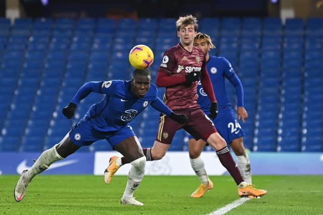 Patrick Bamford put Leeds United ahead at Stamford Bridge before goals from Kurt Zouma, Olivier Giroud, and Christian Pulisic sealed all three points for the home side in December 2020. Pic: Daniel Lea.