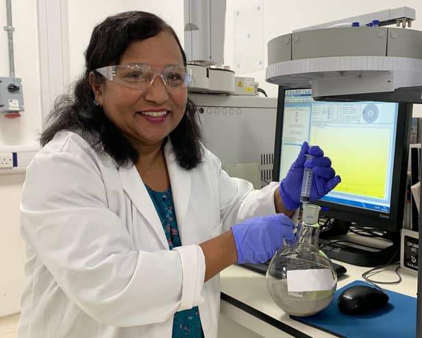 Professor Semali Perera who leads the research team at the University of Bath working in partnership with Aqualithium.