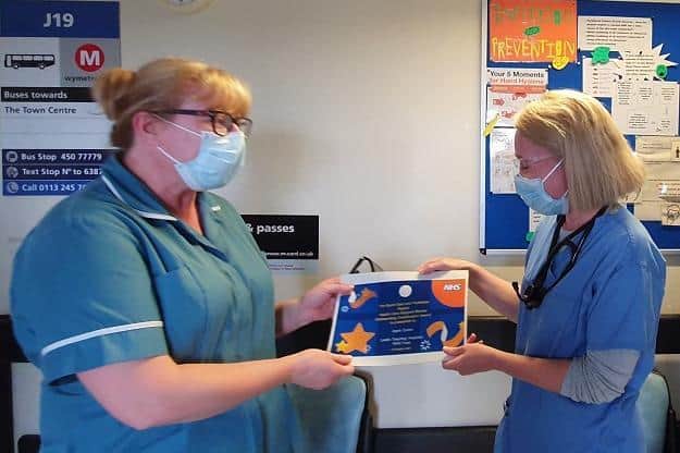 Jayne Durkin, Clinical Support Worker on J19 who has won a Health Care Support Worker award for Outstanding Contribution
cc LTHT