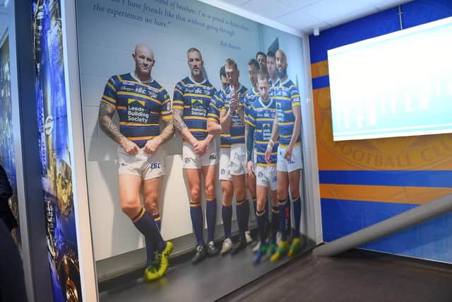 Headingley Heritage Launch - Leeds Rhinos' players are celebrated throughout the famous stadium. Picture by Simon Wilkinson/SWpix.com