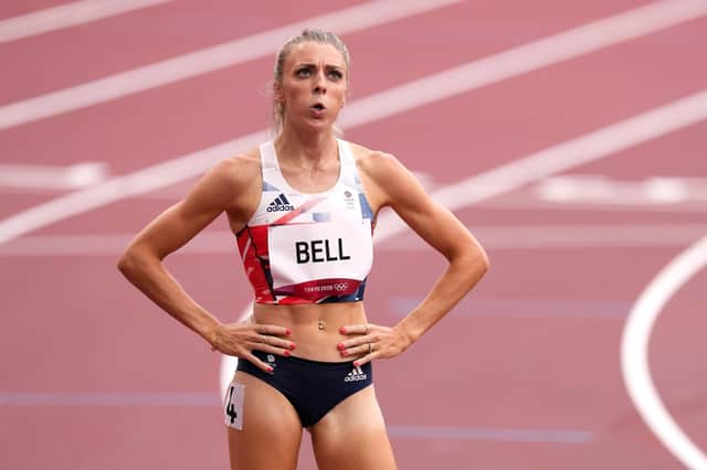 Great Britain's Alexandra Bell competes in the Women's 800m heats during the athletics at the Olympic Stadium in Tokyo (Picture: PA)