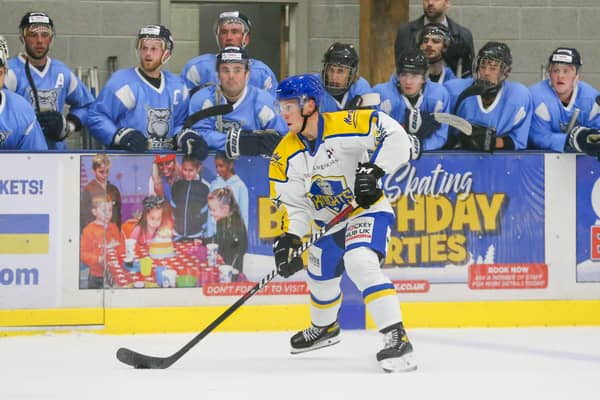 BACK IN THE GAME: Defenceman Ross Kennedy is expected to be fit to return to the Leeds Knights line-up after more than a month out. Picture: Andy Bourke/Podium Prints.