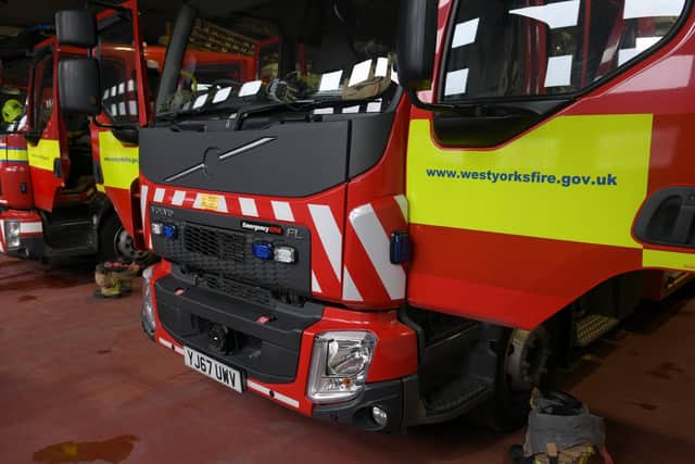 Fire service saved Leeds woman from car