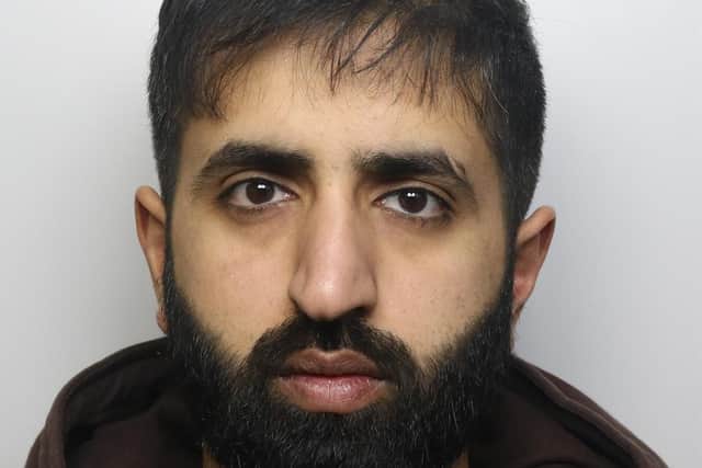 Ishfak Hussain, 32, is described as 6ft tall and of medium build. He is possibly wearing a black hoodie, black jogging bottoms and a black baseball cap. Picture: WYP.