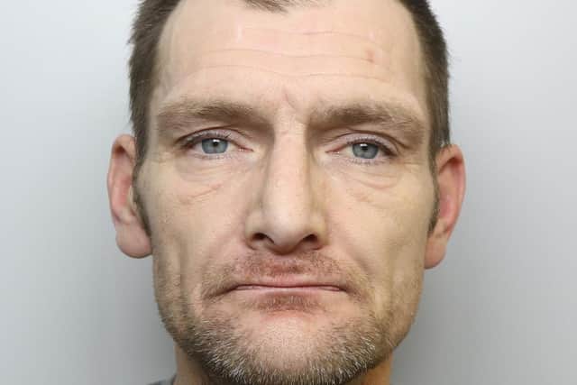 Lee Brook was jailed for five years and four months for seriously injuring a couple after causing a head-on crash in a stolen Mercedes on the A650 Drighlington Bypass.
