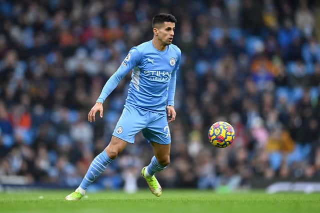 Manchester City full-back Joao Cancelo. Pic: Getty