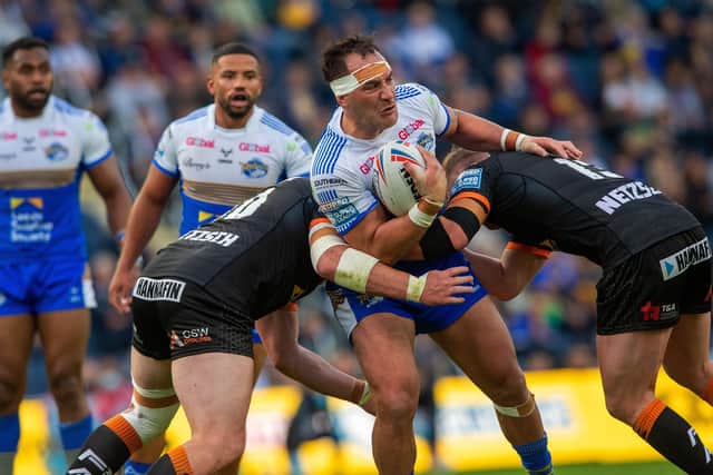 HIGH HOPES: Bodene Thompson is targeting a big 2022 with Leeds Rhinos. Picture: Bruce Rollinson.
