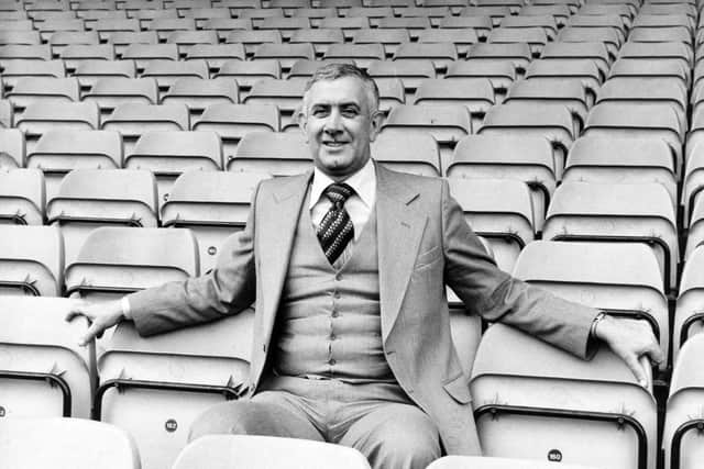Leeds United head coach Jimmy Adamson shortly after taking over at Elland Road in October 1978. Pic: YPN.